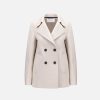 Harris Wharf London Peacoat Pressed Wool Cream | Women