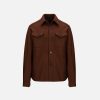 Harris Wharf London Shirt Jacket Pressed Wool Cognac | Men