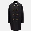 Harris Wharf London Mac Coat Pressed Wool Black | Women