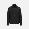 Harris Wharf London Shirt Jacket Pressed Wool Black | Men