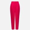 Harris Wharf London Pleated Trousers Superfine Merino Fuchsia | Women