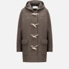 Harris Wharf London Duffle Coat Boiled Wool Natural Taupe | Women