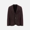 Harris Wharf London Superfine Merino Blazer Bordeaux | Men