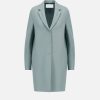 Harris Wharf London Cocoon Coat Pressed Wool Laurel | Women