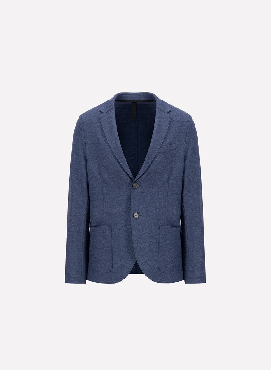 Harris Wharf London Superfine Merino Blazer Denim | Men