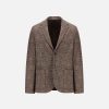 Harris Wharf London Blazer Loro Piana P.O.W. Beige & Rust | Men