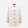 Harris Wharf London Shirt Jacket Pressed Wool Cream | Women