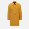 Harris Wharf London Mac Coat Boucle Medallion | Men