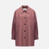 Harris Wharf London Shirt Jacket Pressed Wool Rosewood | Women