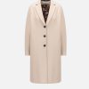 Harris Wharf London Overcoat Pressed Wool Almond | Women