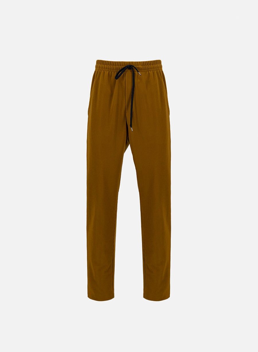 Harris Wharf London Jogging Trousers Stretch Cord Caramel | Men