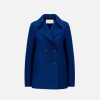 Harris Wharf London Peacoat Pressed Wool Oxford Blue | Women