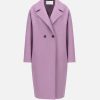 Harris Wharf London Dropped Shoulder Coat Pressed Wool Heather | Women