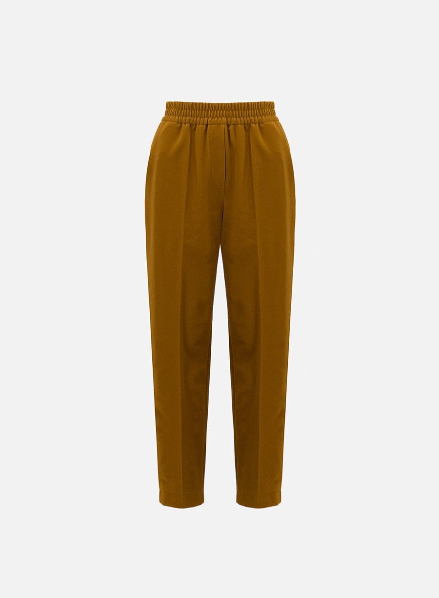 Harris Wharf London Jogging Trousers Stretch Cord Caramel | Women